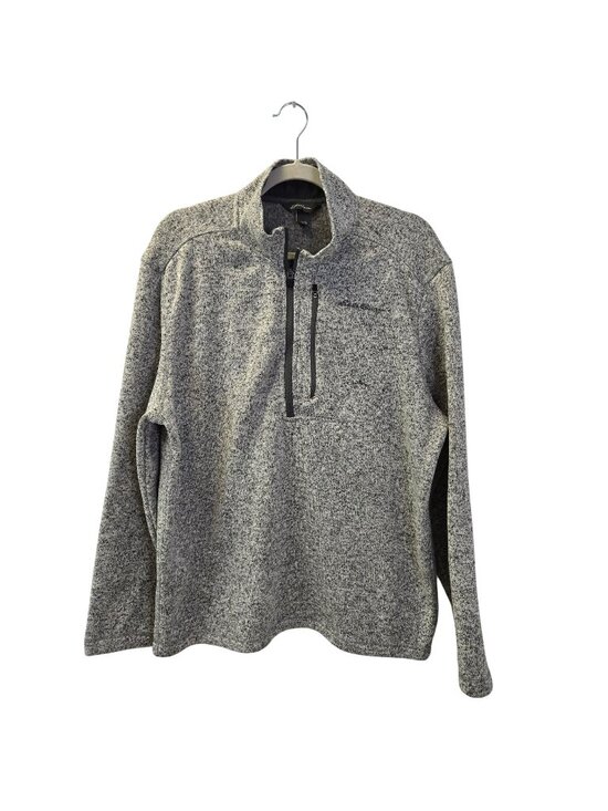 Eddie Bauer Other - Eddie Bauer Gray Heathered Half Zip Fleece Pullover Sweatshirt Size XL
